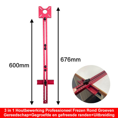 alwaysdwellTM - 3 in 1 Woodworking Professional Milling Round Grooving Tool