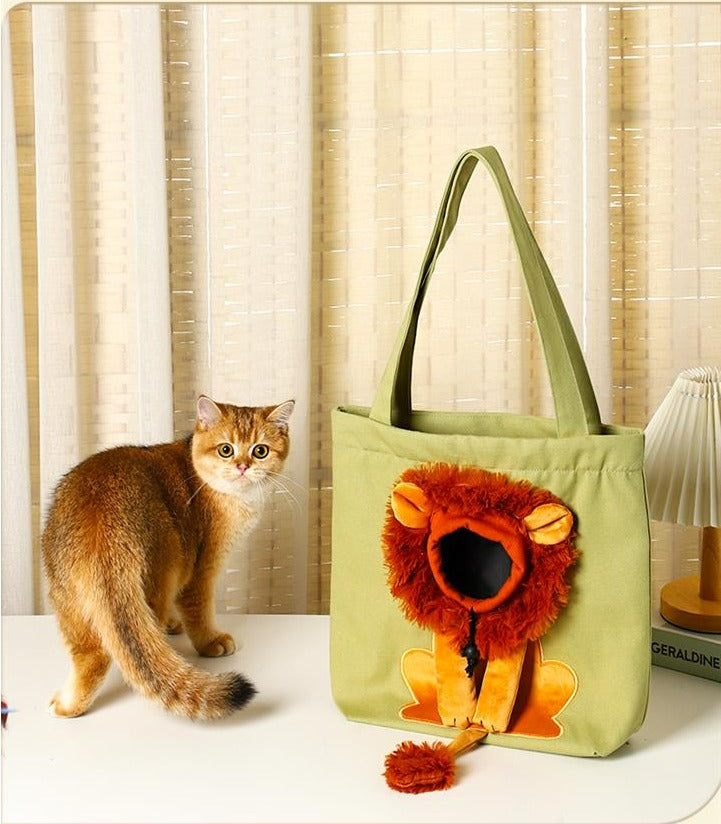 AlwaysdwellTM - Pet Canvas Shoulder Carrying Bag