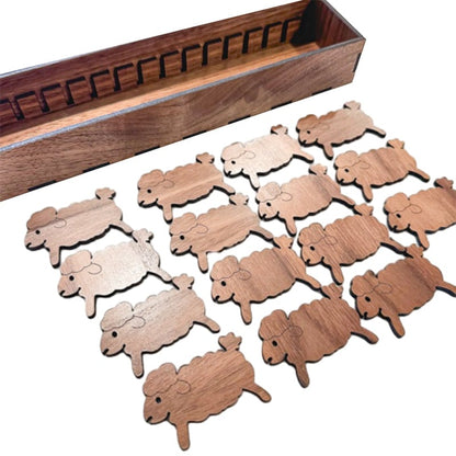 Wooden Animal Bobbin Set