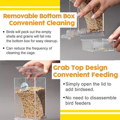 🔥No Mess Automatic Bird Feeder