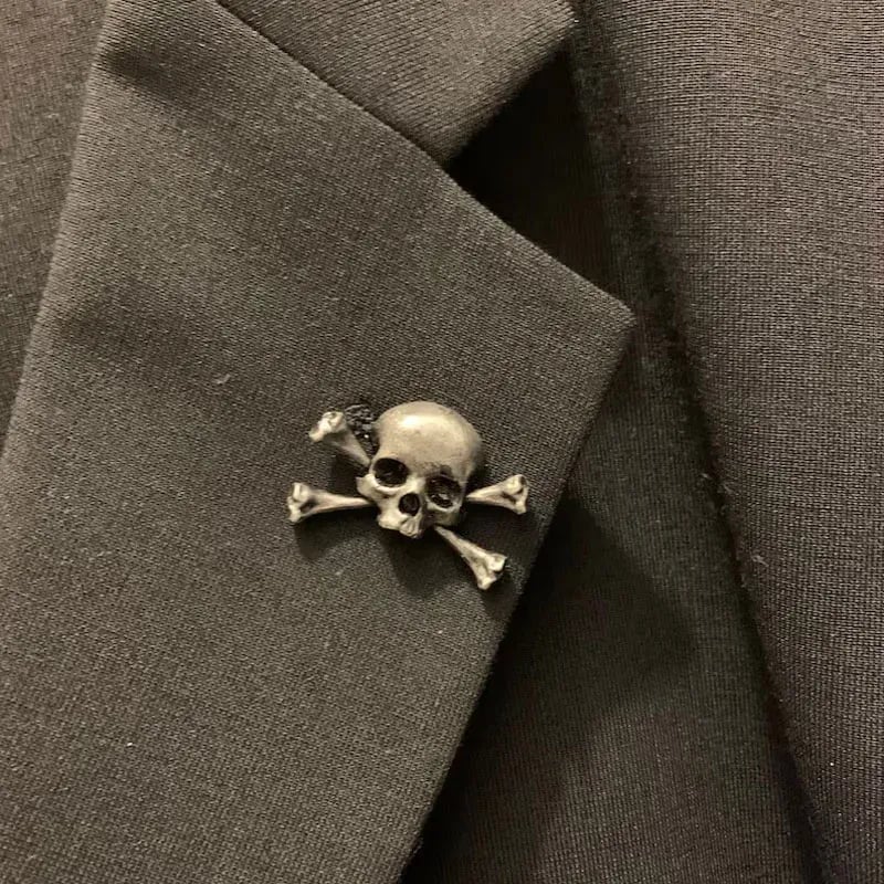 💀Retro Gothic Skull Brooch🔥