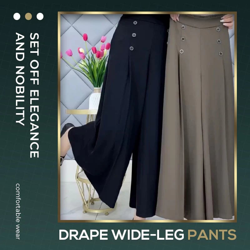 🔥Last day 49% off - New fashion high waist wide leg pants
