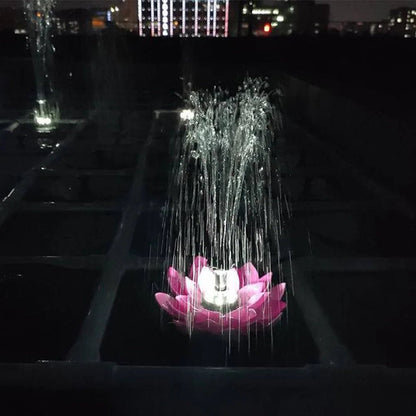 🔥BUY 2 GET 10% OFF🔥Lotus Shaped Solar Fountain Pond Decorative