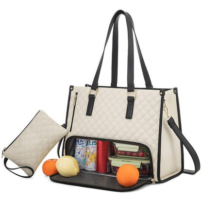 AlwaysdwellTM - 🍱 The Ultimate 2-in-1 Tote Bag – Where Elegance Meets Functionality! 🍽️