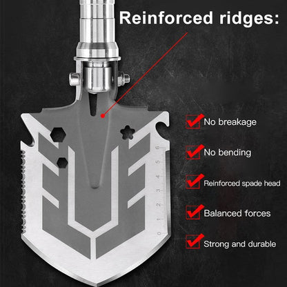 🔥multifunctional folding rescue shovel