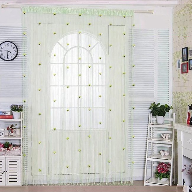 alwaysdwellTM - Rose Flower Door Curtain