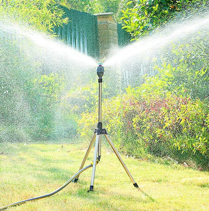 alwaysdwell™-Stainless Steel Rotary Irrigation Tripod Telescopic Support Sprinkler