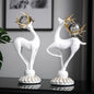 alwaysdwellTM - Handmade Golden Deer Animal Figurine