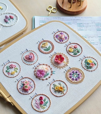 alwaysdwell™-Small Flower Frame Embroidery Kit