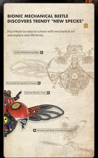 alwaysdwellTM -  Storm Beetle Mechanical Species DIY 3D Puzzle