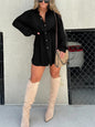 alwaysdwellTM - Versatile solid color long sleeve shirt suit