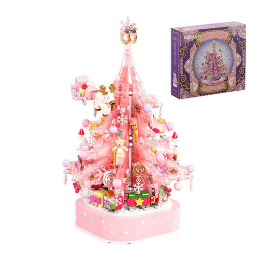 Pink Crystal Christmas Tree Building Block Set - Last day 49% Off🔥