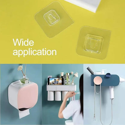 Transparent Double-sided Adhesive Wall Hooks