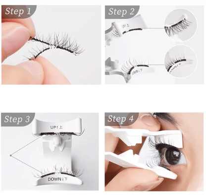 🏆🏆 🤩Reusable Premium Self-Adhesive Eyelashes | Easy, Quick, Safe! 💖