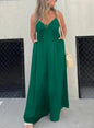 alwaysdwellTM - 🔥V-Neck Effortless Wide Leg Jumpsuit