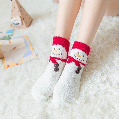 🎄Christmas Sale- 49% OFF🎁Cute Christmas Style Thickened Warm Socks