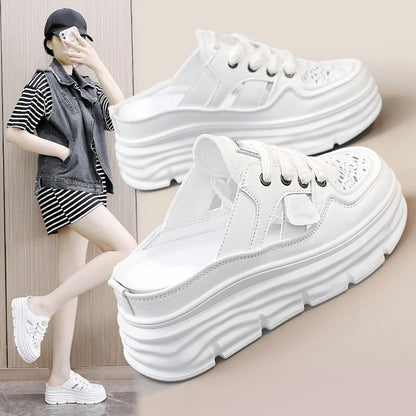 AlwaysdwellTM - Lightweight Thick-sole Hollowed Breathable Shoes for Women