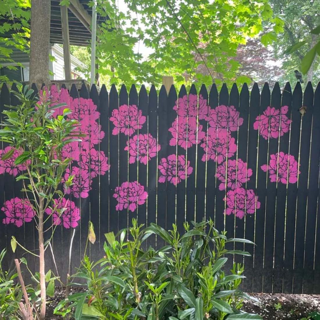 alwaysdwell™-🏡This Week's Special Sale -Garden Fence Large Flower Stencils🌻DIY Decoration