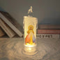 alwaysdwellTM - 🕯️🕯️LED prayer flameless candles, Jesus saints religious decoration, Christmas Easter gift