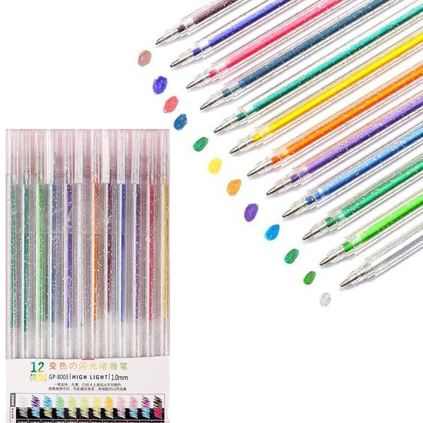 alwaysdwellTM - 🎄Early Christmas Sale🎁 Glitter Gel Pen Set