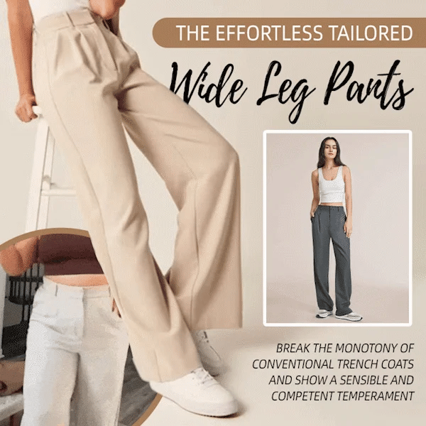 AlwaysdwellTM - 🔥Icy Lightweight Tailored Wide Leg Pants🎉BUY 2 GET EXTRA 10% OFF & FREE SHIPPING NOW!!!