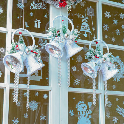 ON SALE🔥 New Christmas Decorations White Bell Hanging Ornaments