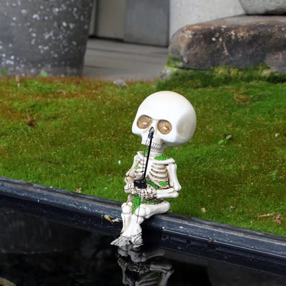 🔥Fishing Skeleton Garden Accessory