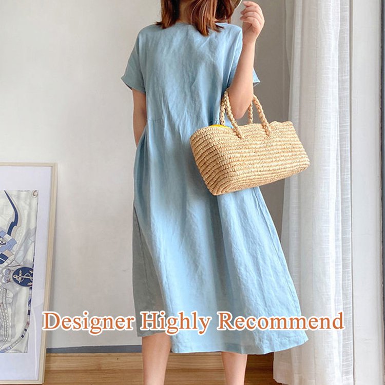 AlwaysdwellTM - 🔥HOT SALE🔥 Japanese Style Linen Cotton Dress(50%OFF)