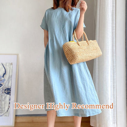 AlwaysdwellTM - 🔥HOT SALE🔥 Japanese Style Linen Cotton Dress(50%OFF)