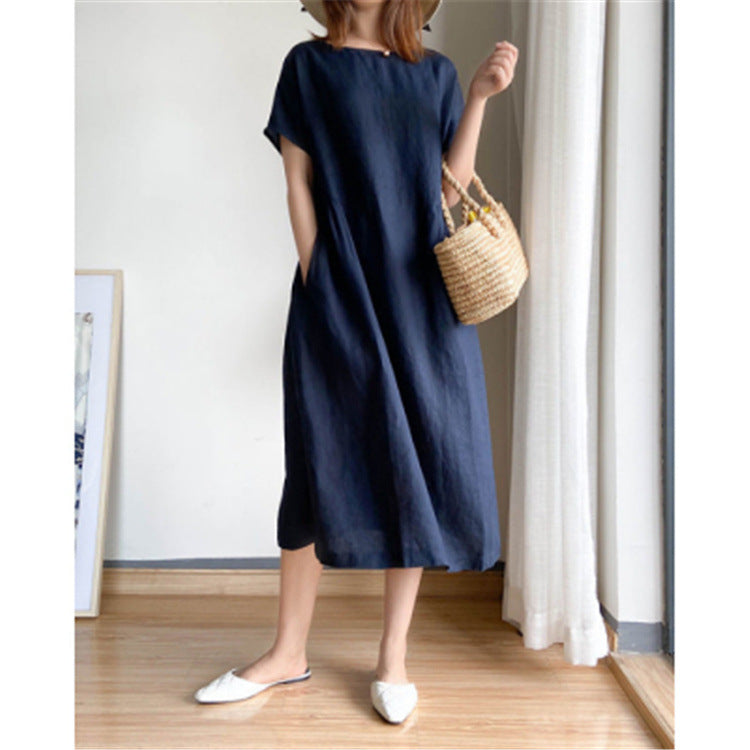 AlwaysdwellTM - 🔥HOT SALE🔥 Japanese Style Linen Cotton Dress(50%OFF)