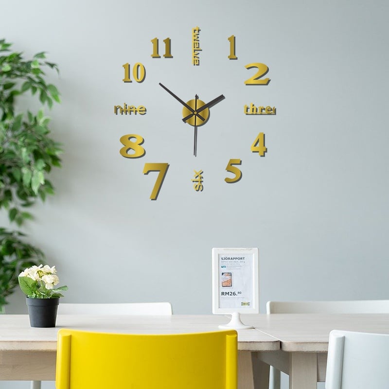 🔥Last Day Promotion 49% OFF⏰3D Wall Decal Decorative Clock