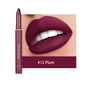 alwaysdwellTM - 12 Color Rotating Sharpenable Matte Lipstick Pencils