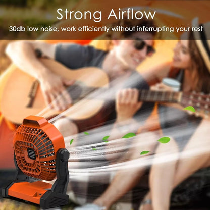 alwaysdwell™-Portable Camping Fan Rechargeable (free delivery)