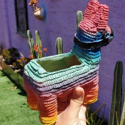 alwaysdwellTM - Rainbow Horse Planter