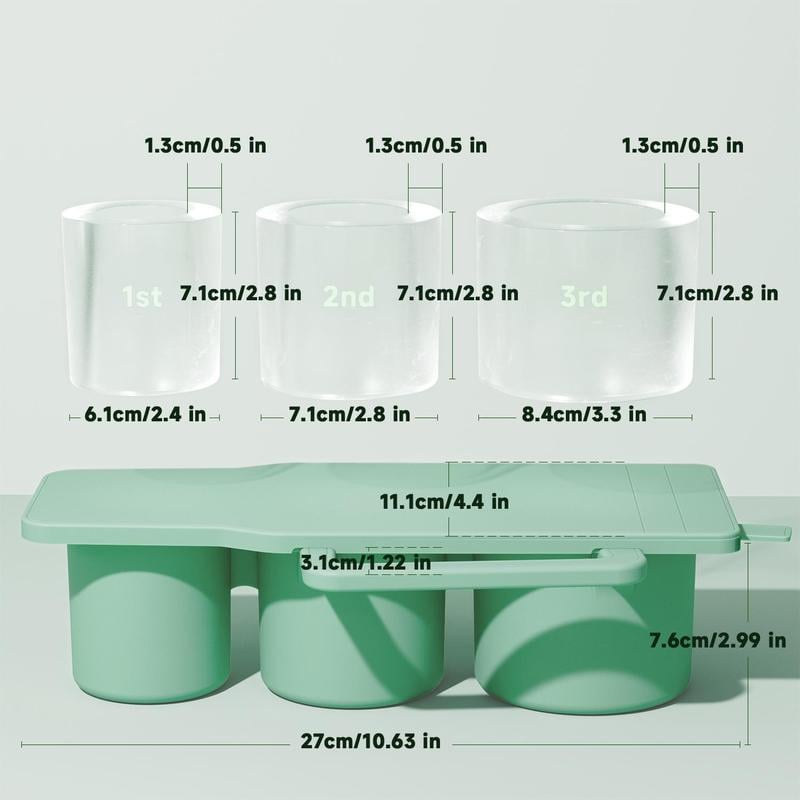 🔥 Cylinder Ice Mold for Tumbler Cup