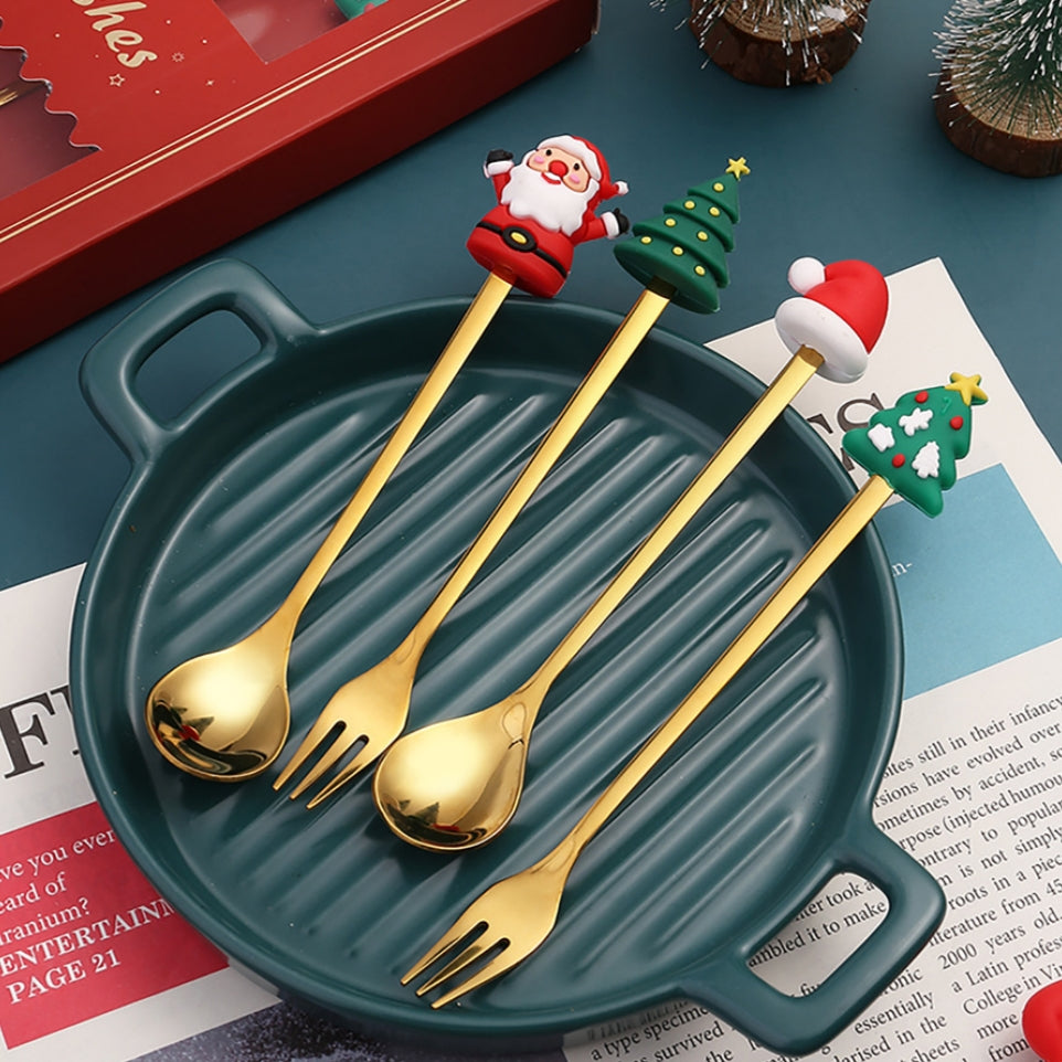 🎄Christmas Promotion 🔥 Christmas Cutlery Set