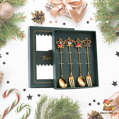 🎄Christmas Promotion 🔥 Christmas Cutlery Set