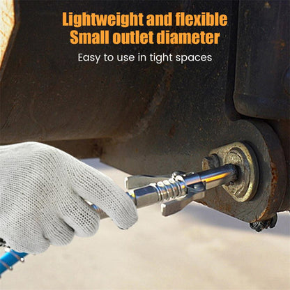 alwaysdwellTM - Strong Lock on Grease Couplers with Spring Flex Hose