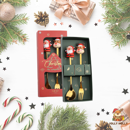 🎄Christmas Promotion 🔥 Christmas Cutlery Set