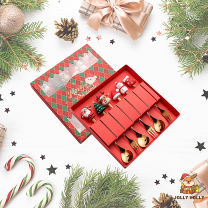 🎄Christmas Promotion 🔥 Christmas Cutlery Set