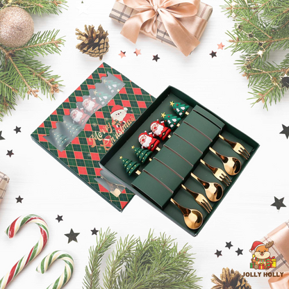 🎄Christmas Promotion 🔥 Christmas Cutlery Set