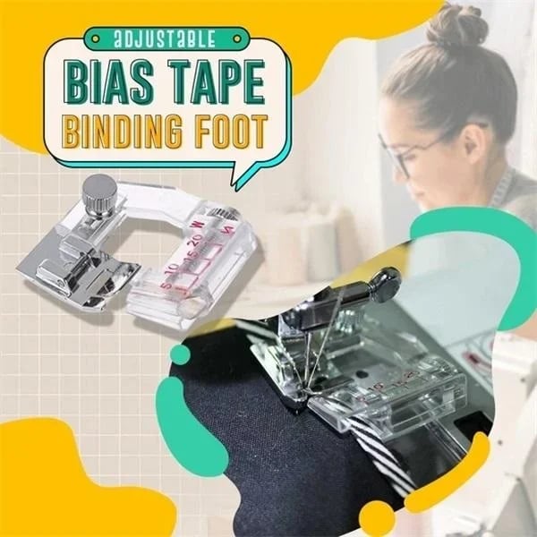 Adjustable Bias Tape Binding Foot