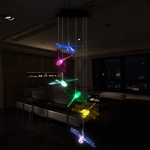 Solar-Powered Dragonfly Lights