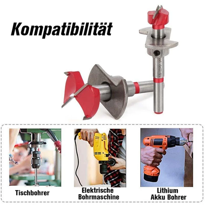 Woodworking positioning drill set