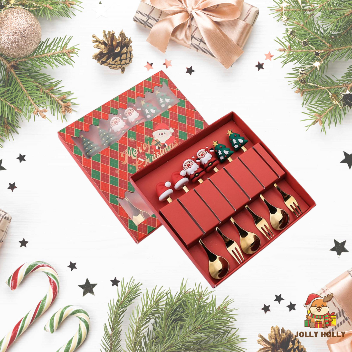 🎄Christmas Promotion 🔥 Christmas Cutlery Set