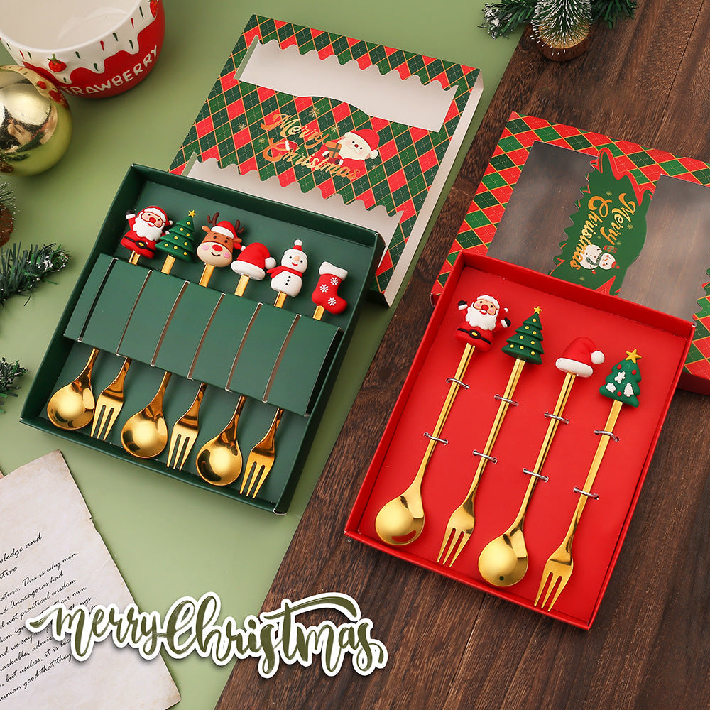 🎄Christmas Promotion 🔥 Christmas Cutlery Set