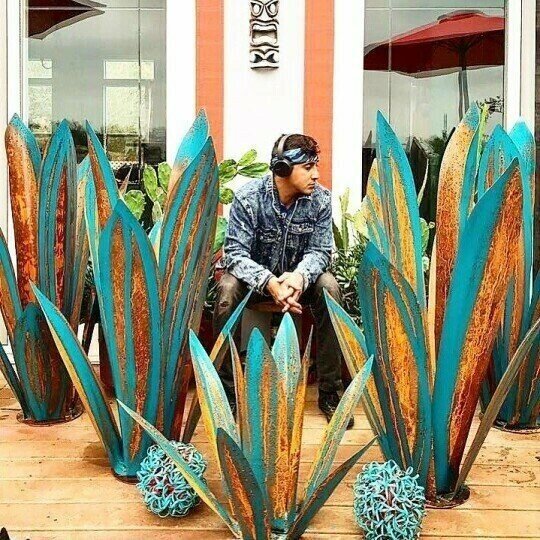 🌵 Waterproof Solar Garden LED Agave