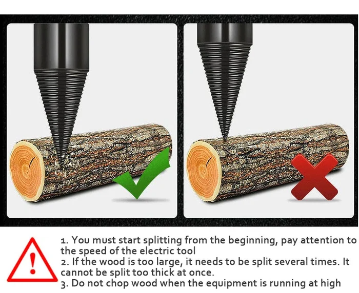 🔥 on Firewood Drill Bit Set