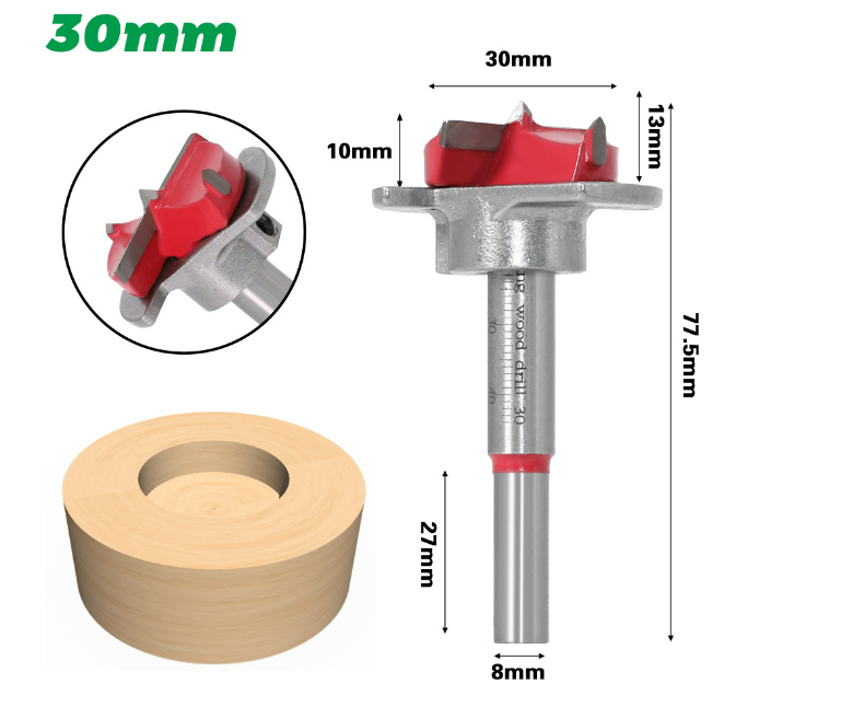 alwaysdwellTM - Woodworking positioning drill set