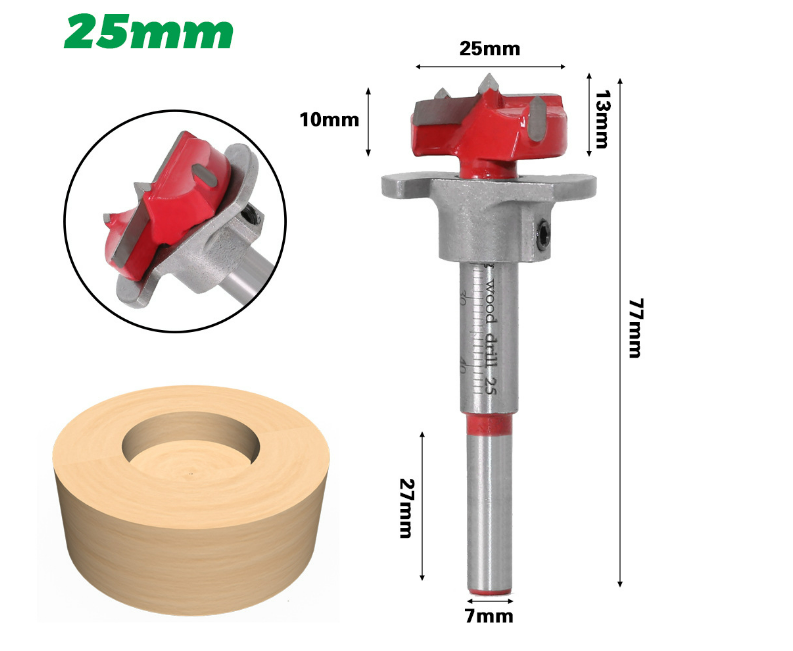 Woodworking positioning drill set